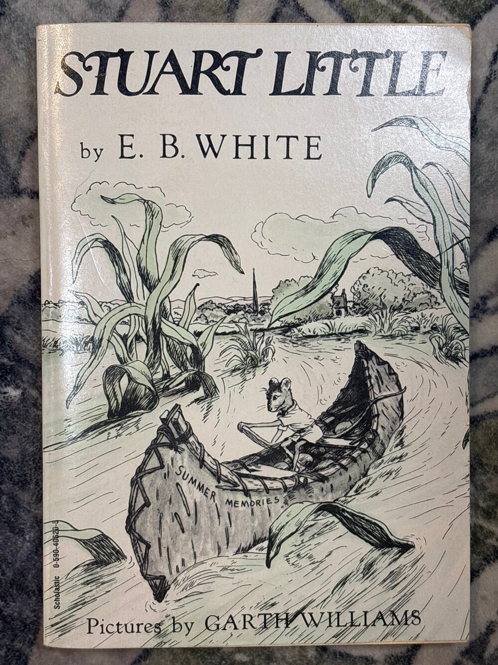 Stuart Little E B White 1987 Paperback 3rd print scholastic clean